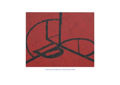 Florencio Alonso Sevilla. Periferia. Acrílico sobre tela, 200x162cm. 2004