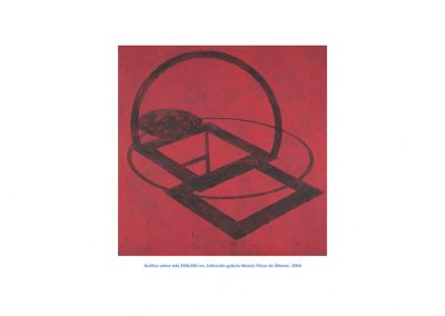 Florencio Alonso Sevilla. Periferia. Acrílico sobre tela, 200x200cm. 2004